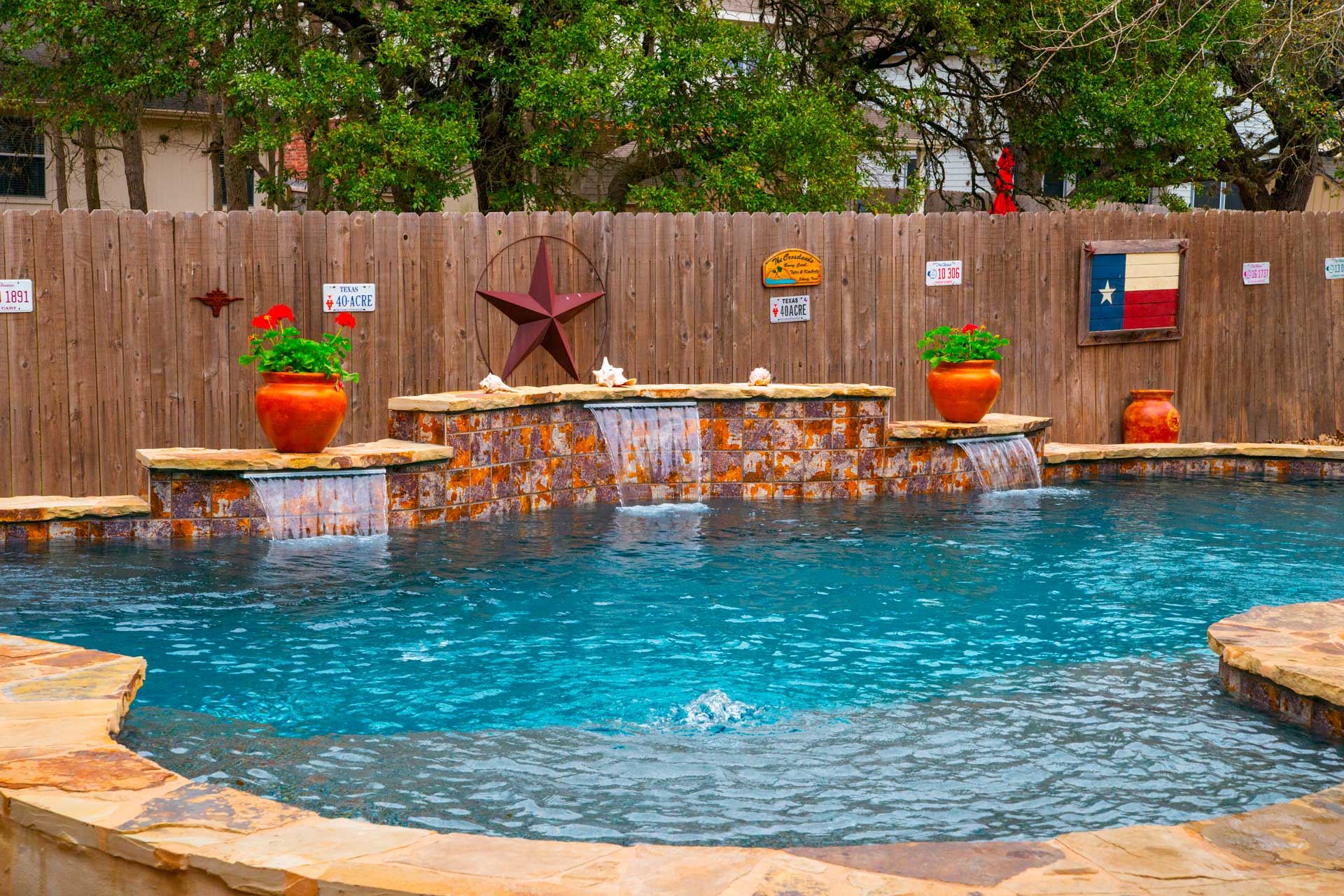 Texas Sheer Fountain Pool 1