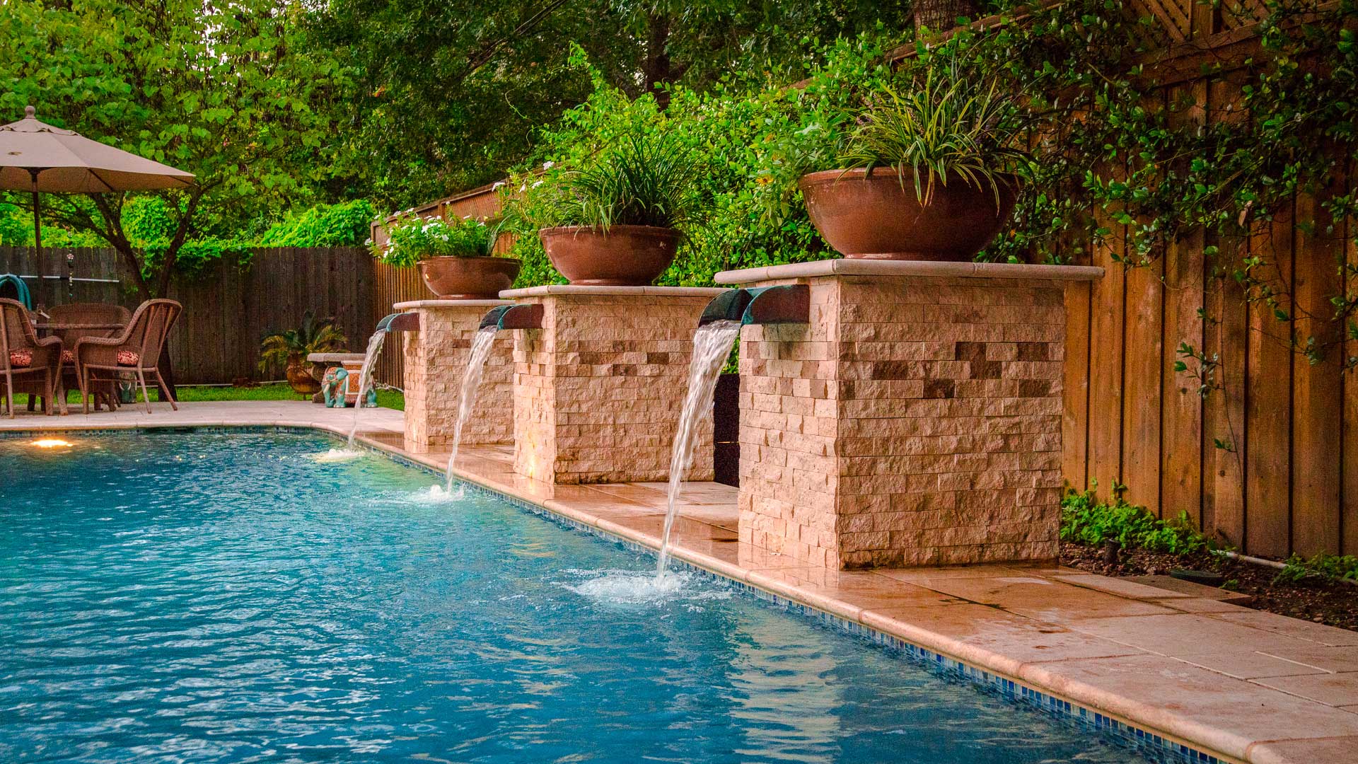 swimming-pool-triple-fountains-02 Swimming Pool Triple Water Fountain 02